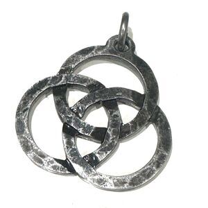 Forged Triquetra Celtic Pendant